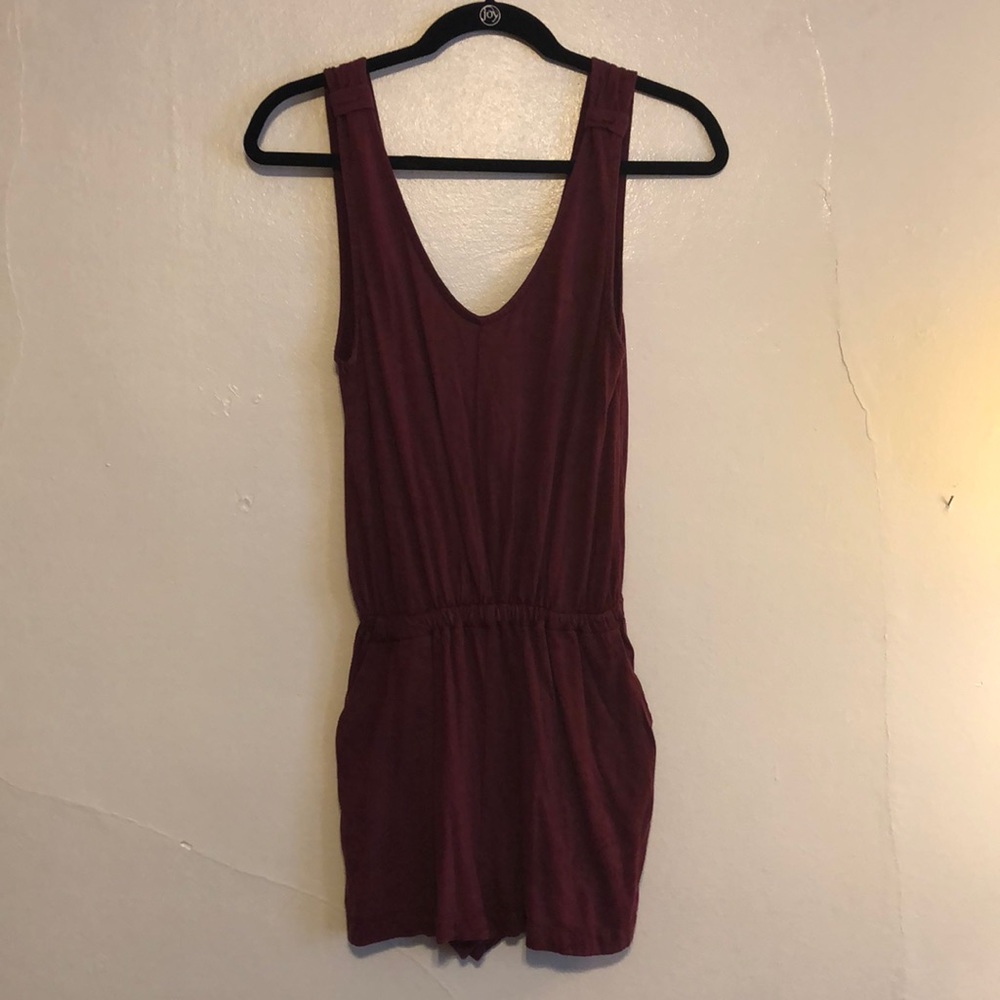 Maroon romper